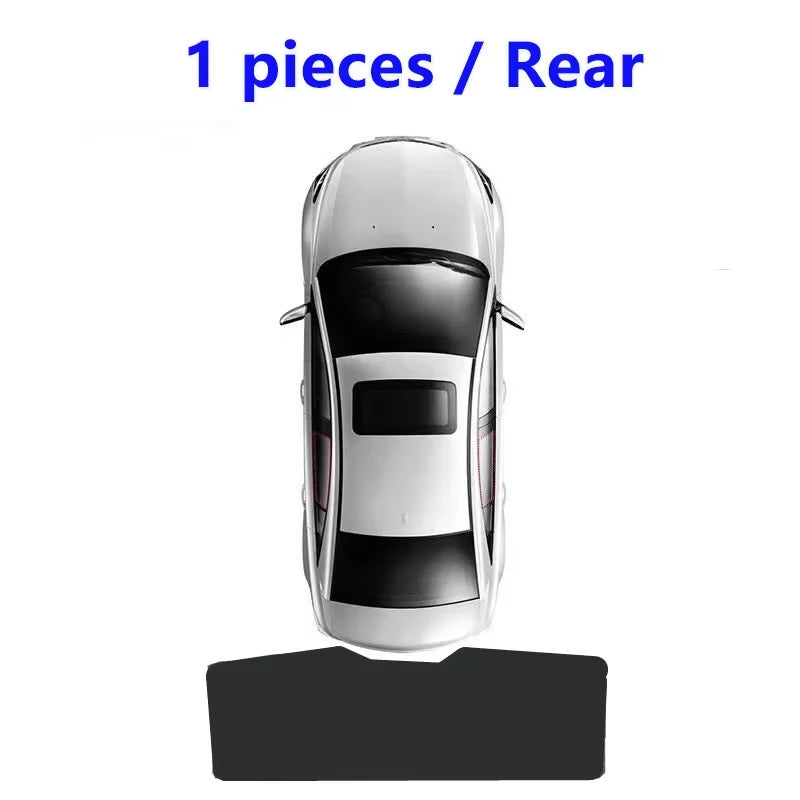 Car Sunshade For Jaecoo J7 7 2024 2025 2026 Car Mesh Sunshade Magnetic Mesh Window Visor Sunscreen Privacy Curtains Accessories Vue 1pcs Rear