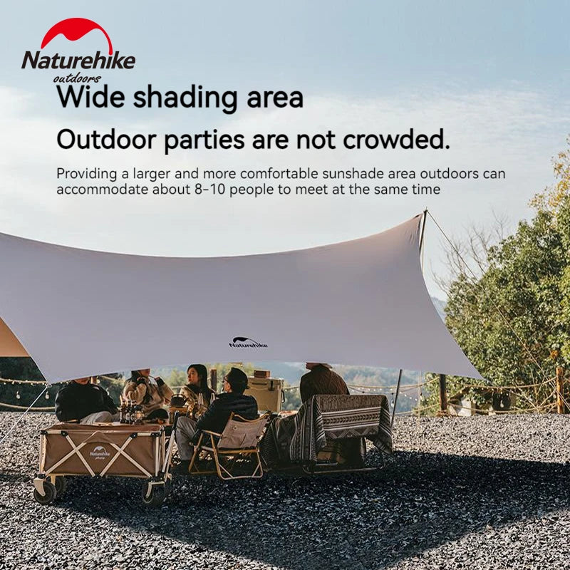 Naturehike LIANYUN20 Camping Tarp Canopy UPF50+ 20㎡ Waterproof Camping Canopy Tarp Vue