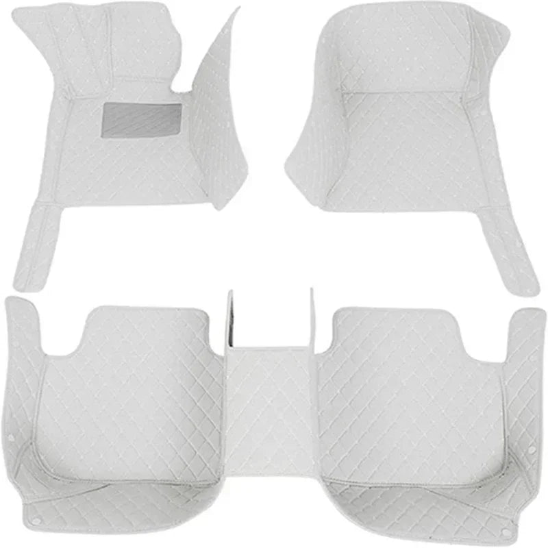 5D leather waterproof Custom Car Floor Mats For Jeep Patriot 2007-2017 Years Auto Carpets Foot Coche Accessorie liners Vue Patriot 2007-2017 A-white