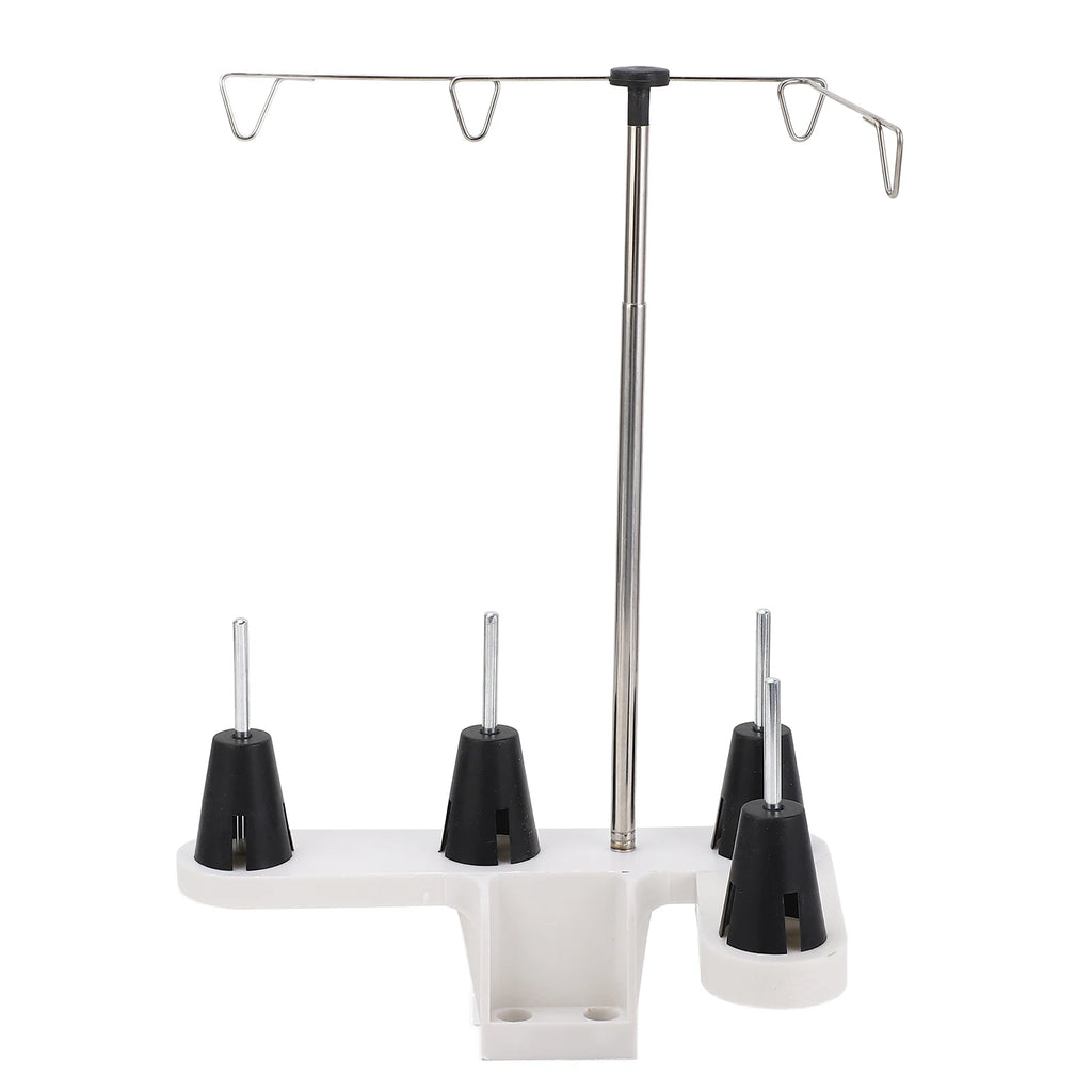4 Spool Thread Holder 4 Spools Thread Holder Plastic and Stainless Steel Multipurpose Spool Stand for Household Sewing Machine Vue Default Title