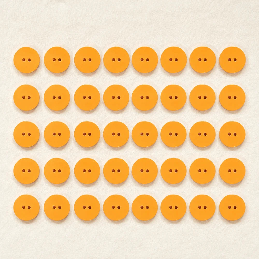 40pcs Mini Peach Colored Fruits Buttons 2 Holes Creative Mango Buttons Resin Cute Orange Buttons Clothes Accessories Vue