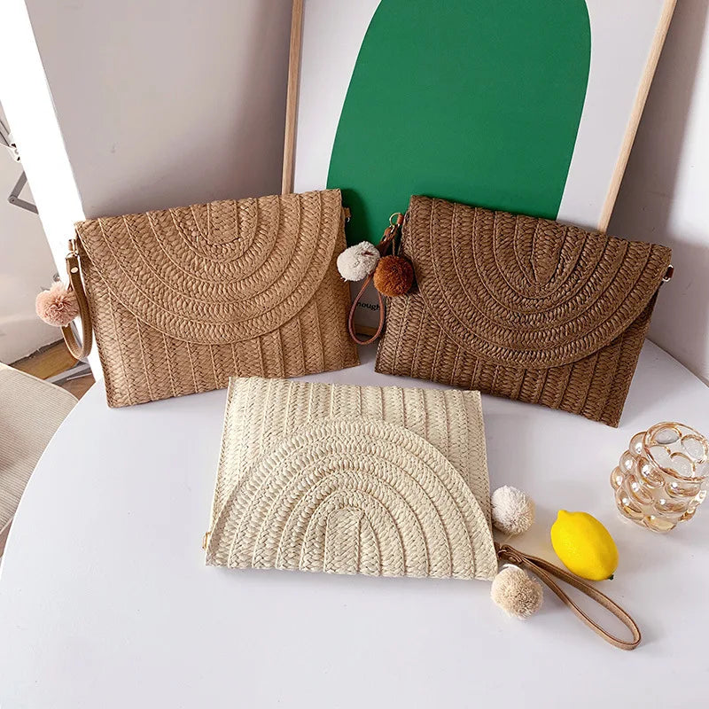 Casual Women Envelope Clutch Bags Lady Fashion Crossbody Bag Beach