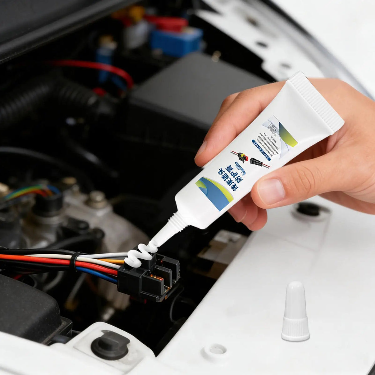 Battery Terminal Grease Electric Contact Grease Conductive Paste Electricity Compound Grease For Low Resistance Value Lubricatin Vue