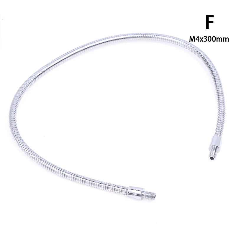 LED M4 Black Silver Microphone Positioning Hose Two External Teeth M4 Flexible Snake Tube Vue F