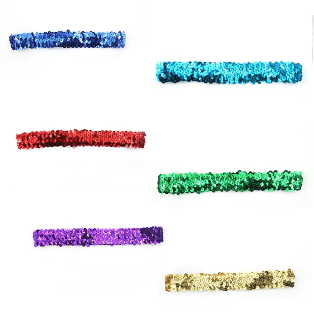 Party Indian Sequins Sequin Headband Shiny Bow Hair Accessories