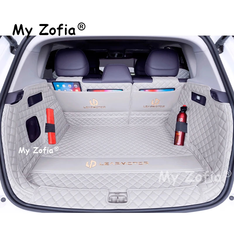 For LEAPMOTOR B10 2025 2026 Car Trunk Mat Pad leather Waterproof Car Rear Trunk Mat Boot Mat Interior Protective Accessories Vue