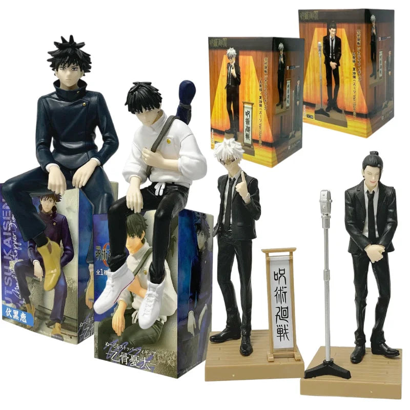 Anime Jujutsu Kaisen Anime Figure Gojo Satoru Fushiguro Megumi Okkotsu Yuta Action Figures Collection PVC Model Doll Toy Gift Vue