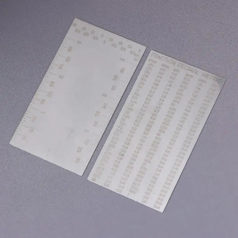 1Pcs Portable Square Edge Ruler Stainless Steel Marking Tool Woodworker Edge Rules Durable Pocket Ruler Vue