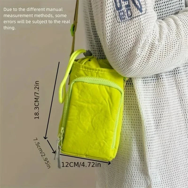Minimalist Nylon Crossbody Bag for Women – Phone Shoulder Bag Crossbody Shoulder Bag Vue
