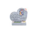 Pet Cemetery Weatherproof Pet Grave Marker Waterproof Durable Pet Memorial Stone Photo Frame Design Dog Headstone Gift Vue Style D