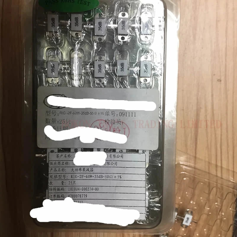 ATTENUATORS FLANGED 60 Watts 35dB 60W-35dB RIG-2F-60W-35dB 50 ohms DC-3 GHz Vue