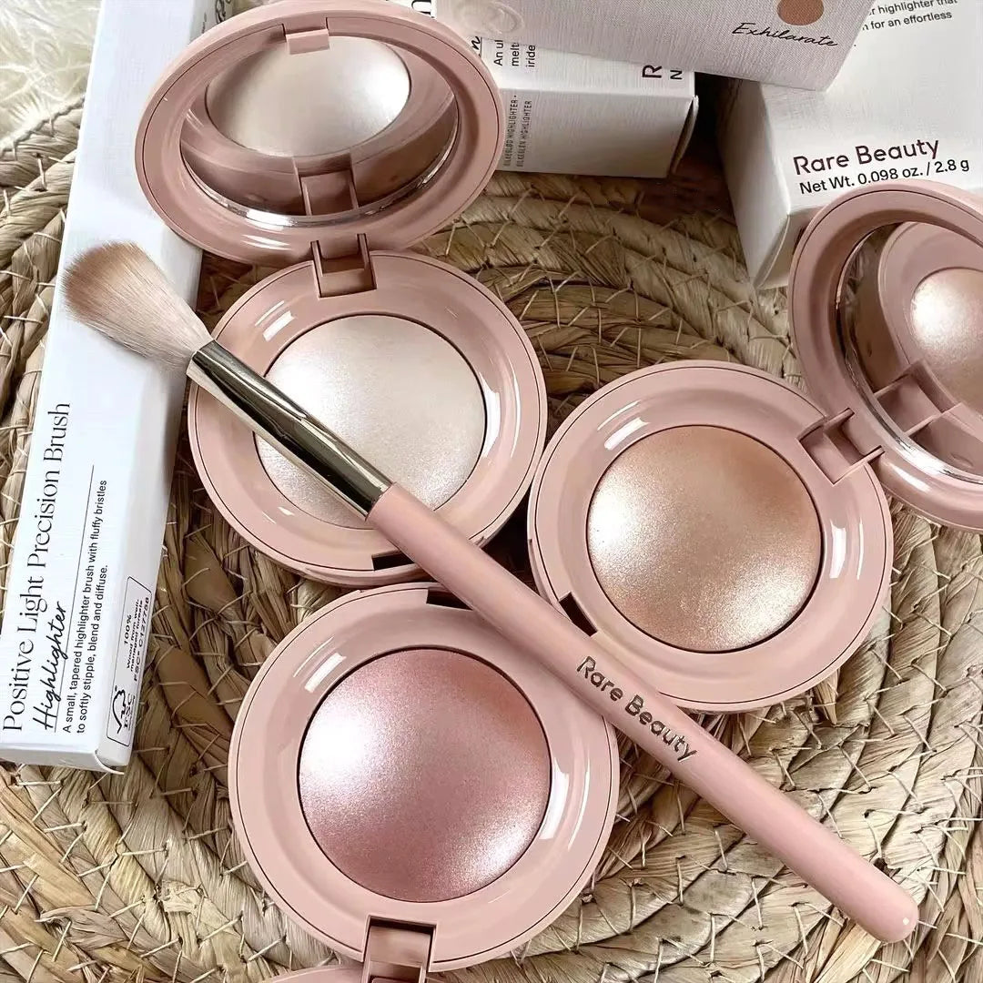 Rare Beauty Positive Light Powder Highlighter Blush Water Light Shimmer Waterproof Long Last Face Illuminator Brighten Highlight Vue