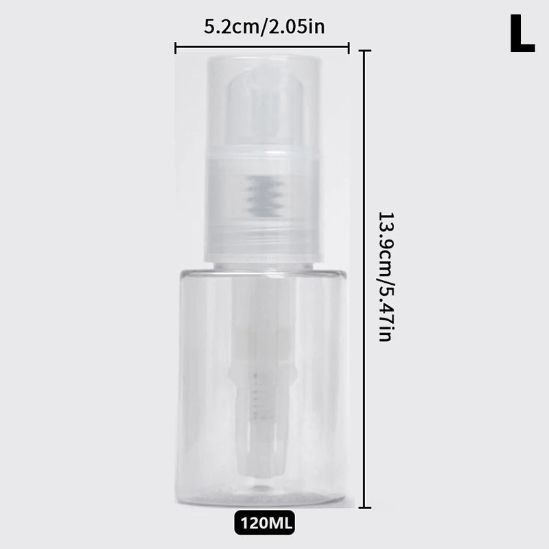 18/60/80/120ml Barber Powder Atomizer Bottle Talcum Spray Lotion Dispenser Travel Salon Container Vue L