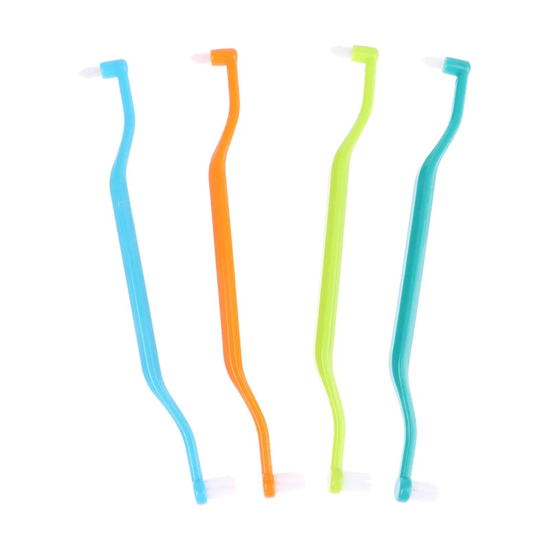 Orthodontic Toothbrush Pointed Head Soft Hair Correction Clean Teeth Gap Floss Oral Hygiene Teeth Braces Tooth Brushes Vue