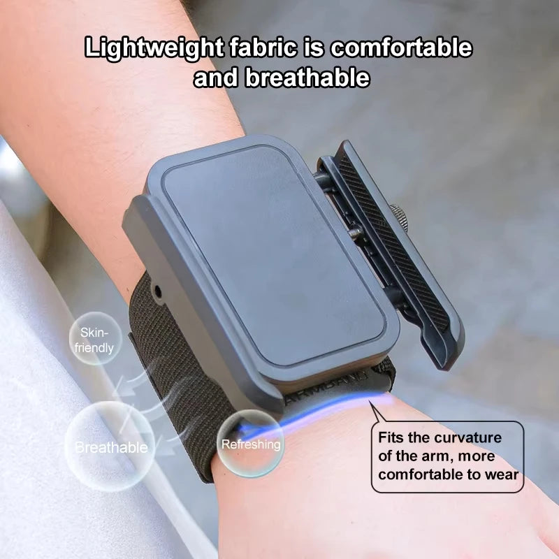Multi-function Phone Holder for Car 360 Rotation Wristband Mobile Support Universal Phone Stand For Sports Cycling Motorcycle Vue