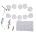 LED Makeup Comestic Mirror Light Kit with Dimmable Light Bulb Makeup Mirror Light Bulb Vue WHITE