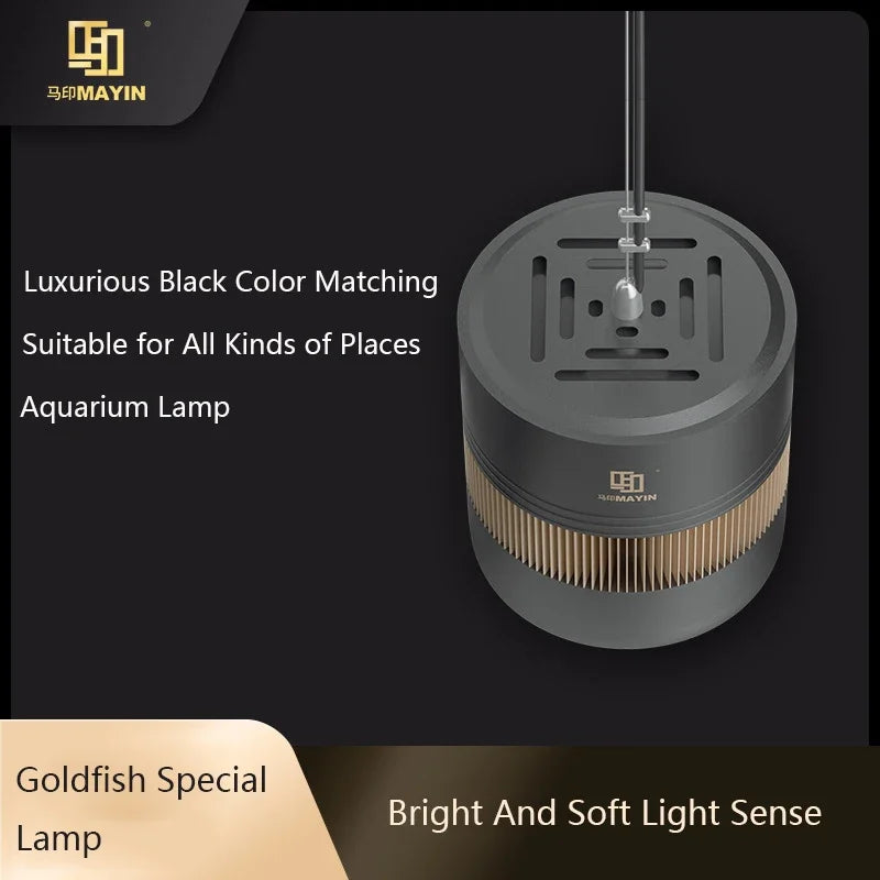 MAYIN Aquarium Full Spectrum Led Downlight Lighting Lamp Goldfish Lamp Special Algae Color Increasing Water Plant Magic Lamp Vue