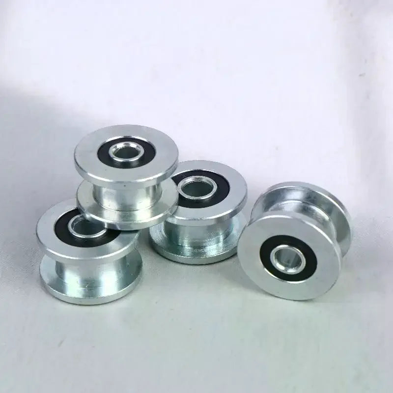 1 M8 M10x35x20mm H-groove Pulley Belt Groove Roller 6000-2RS Bearing Vue