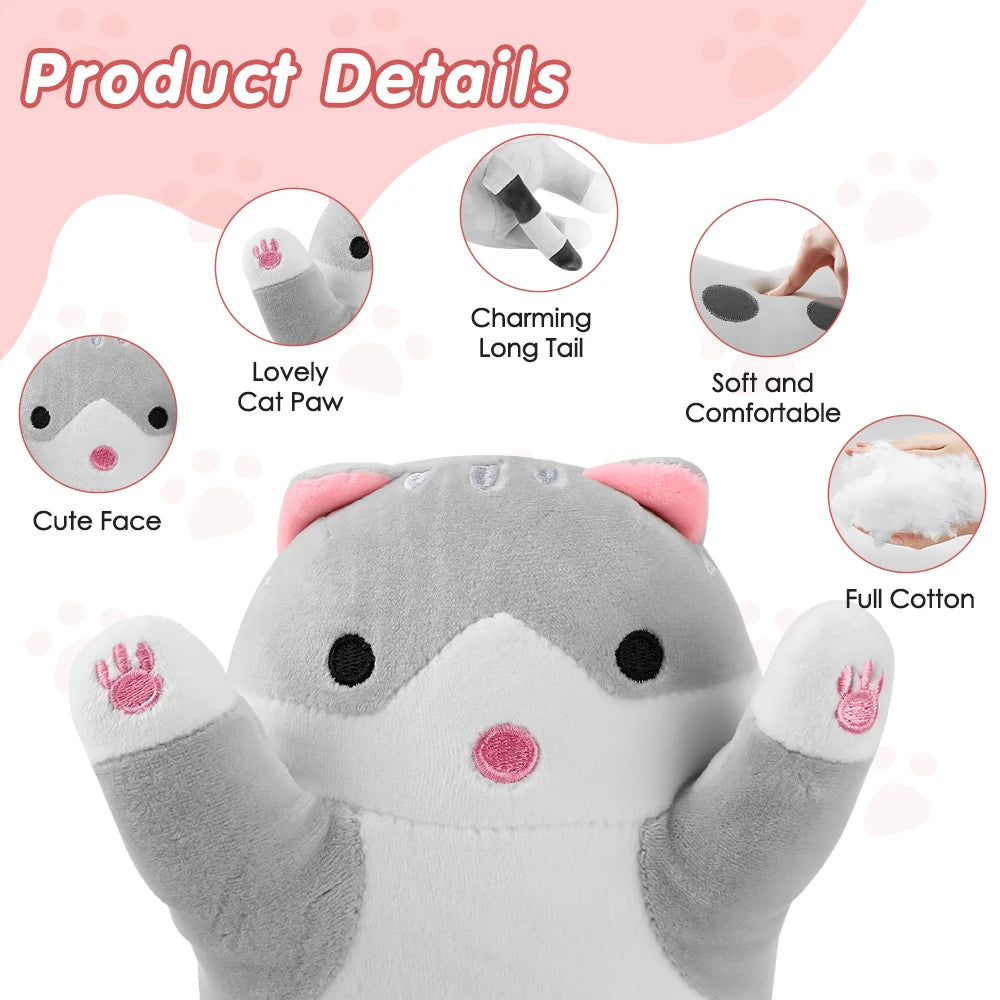 Cat-Shaped USB Heated Throw Pillow | 5 Heat Settings Heated Throw Pillow Vue