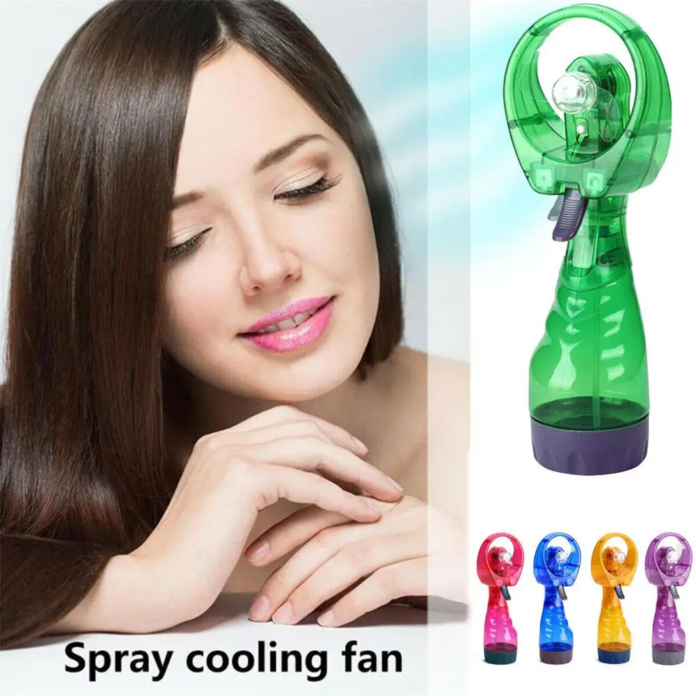 Portable Humidifier Cooling Desk Air Misting Spray Fan Water Battery
