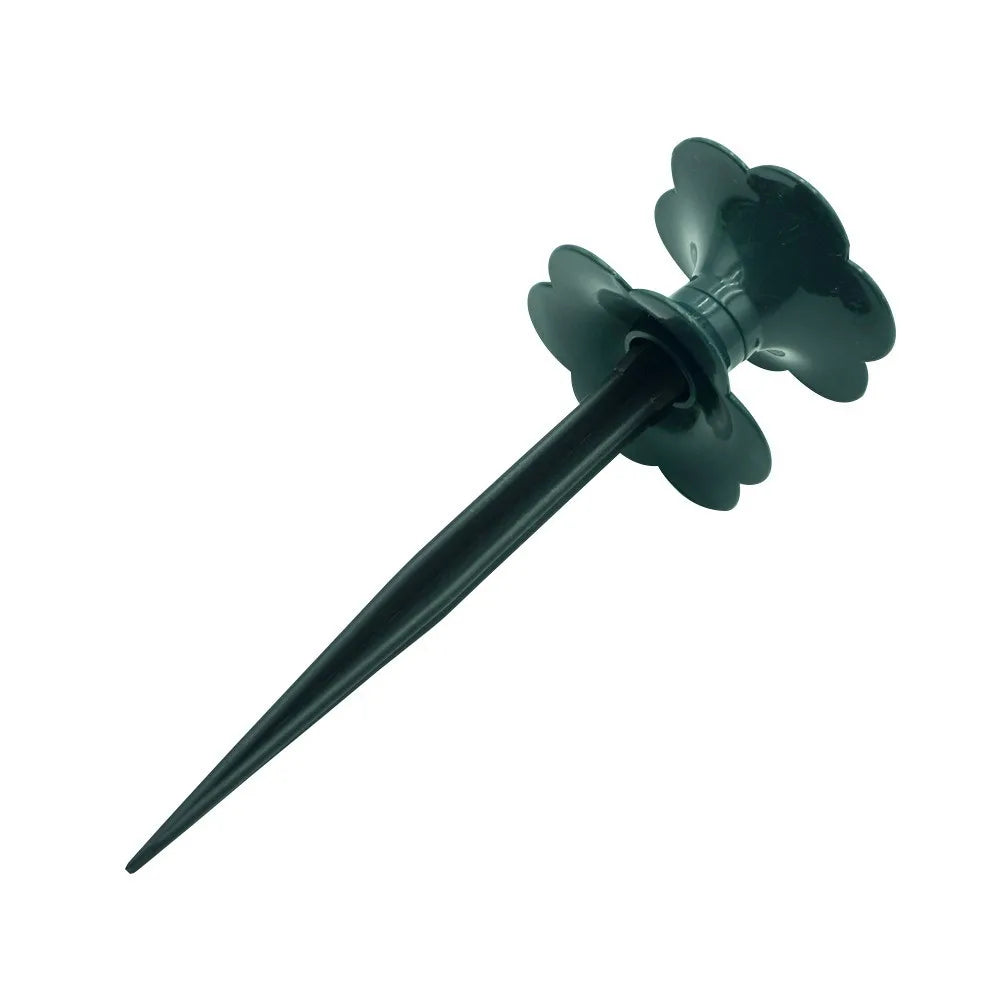 Flower Shaped Garden Hose Guide Labor-Saving Plastic Hose Holder Directional Protection Hose Support Stake Garden Lawn Vue Green