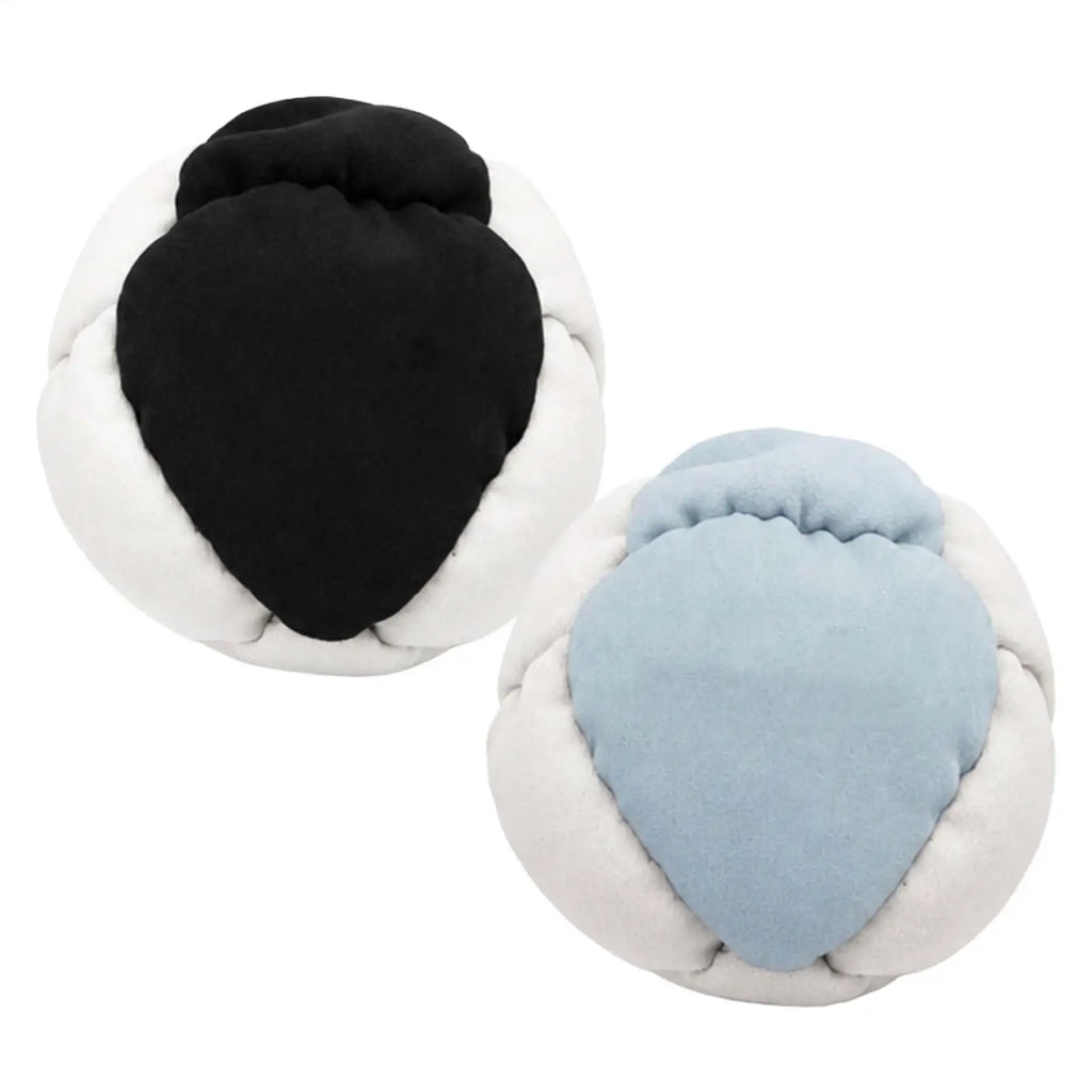 Footbag Juggling Balls Soft Plush H acky Sack Toy W/Bean Filling, Outdoor Coordination Training Kick Game Footbag Ball Vue