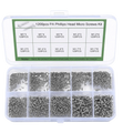1200pcs Kit Small Self Tapping Screws Waterproof Rust Prevention Repair Screws Phillips Head Mini Micro Screws Electronic Repair Vue 1200pcs