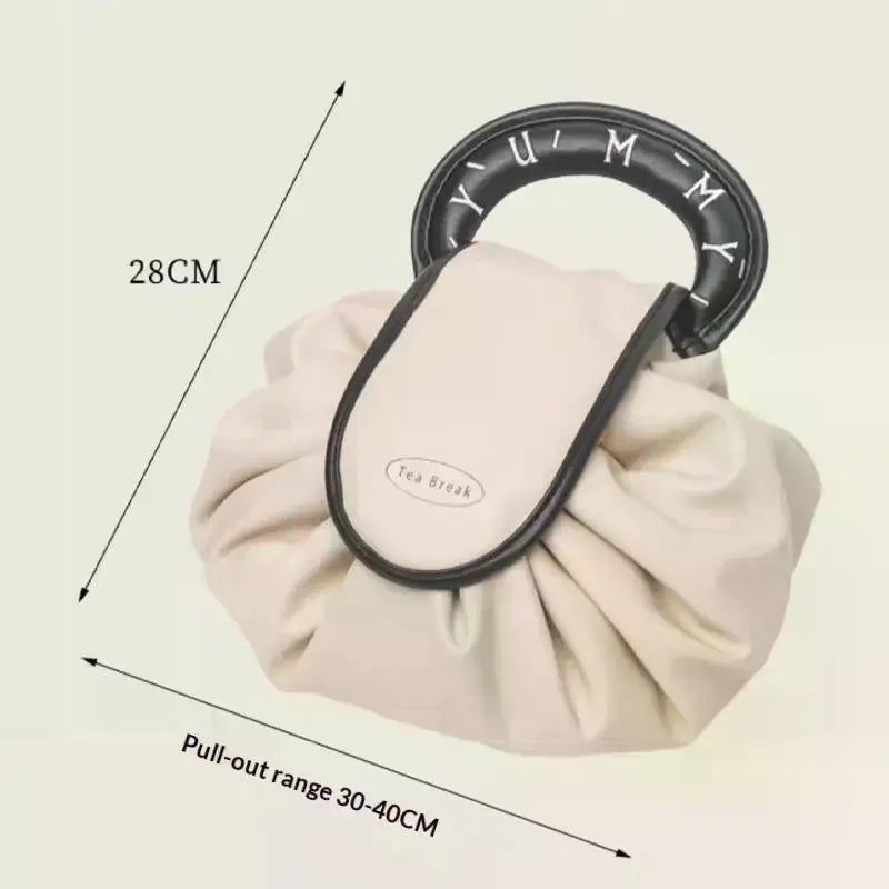 Portable Makeup Bag Daily Use Fashion Women Large Capacity Travel