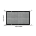 116x76cm Dog Net Adjustable Truck Divider Back Seat Barrier Heavy-Duty Foldable Isolation Net Car Accessories for Safe Driving Vue A