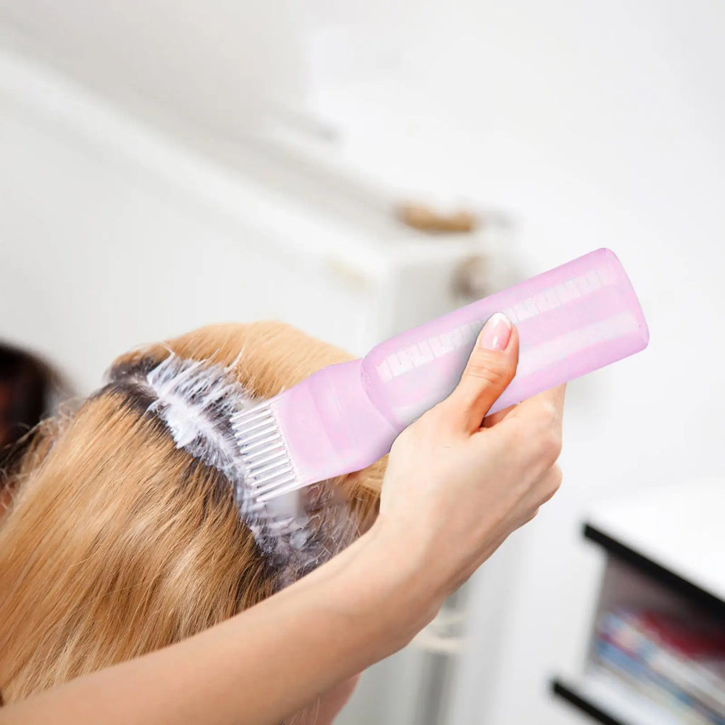 Hair Coloring Root Comb Hair Dye Color Comb Bottle With Scale Hair Dye Color Comb Bottle Barber Salon Hair Styling Tools Vue