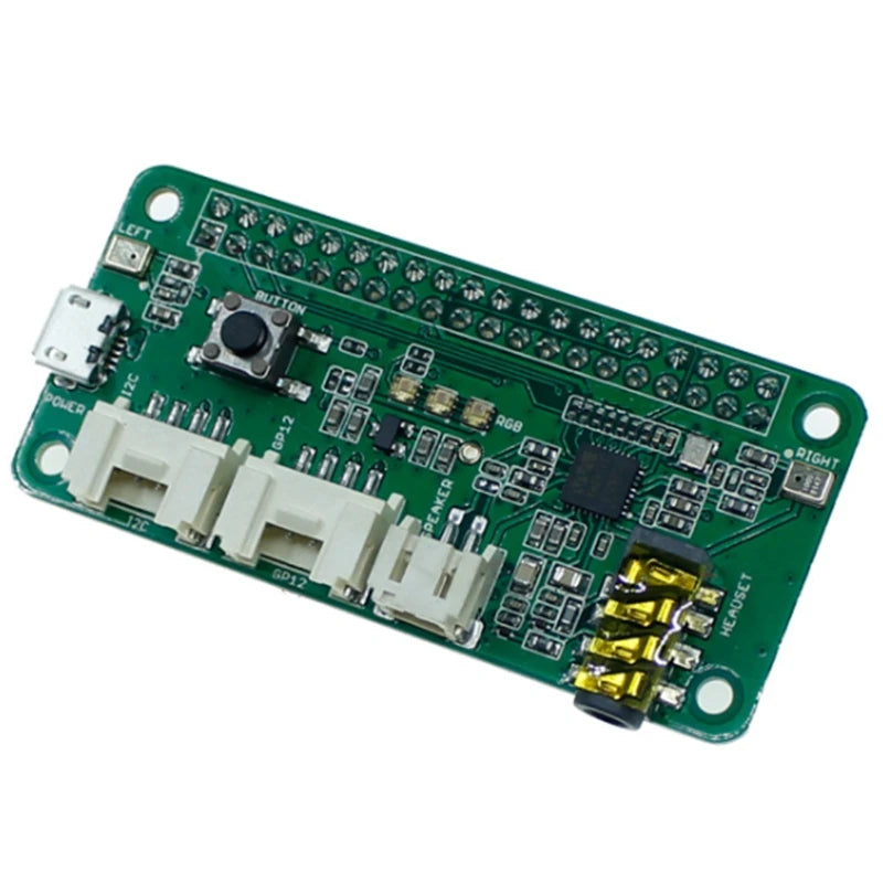 Hot-Respeaker 2-Mics Pi Hat For Raspberry Pi 4 Model B Voice Module Dual Microphone Array For Raspberry Pi Zero 3B Vue
