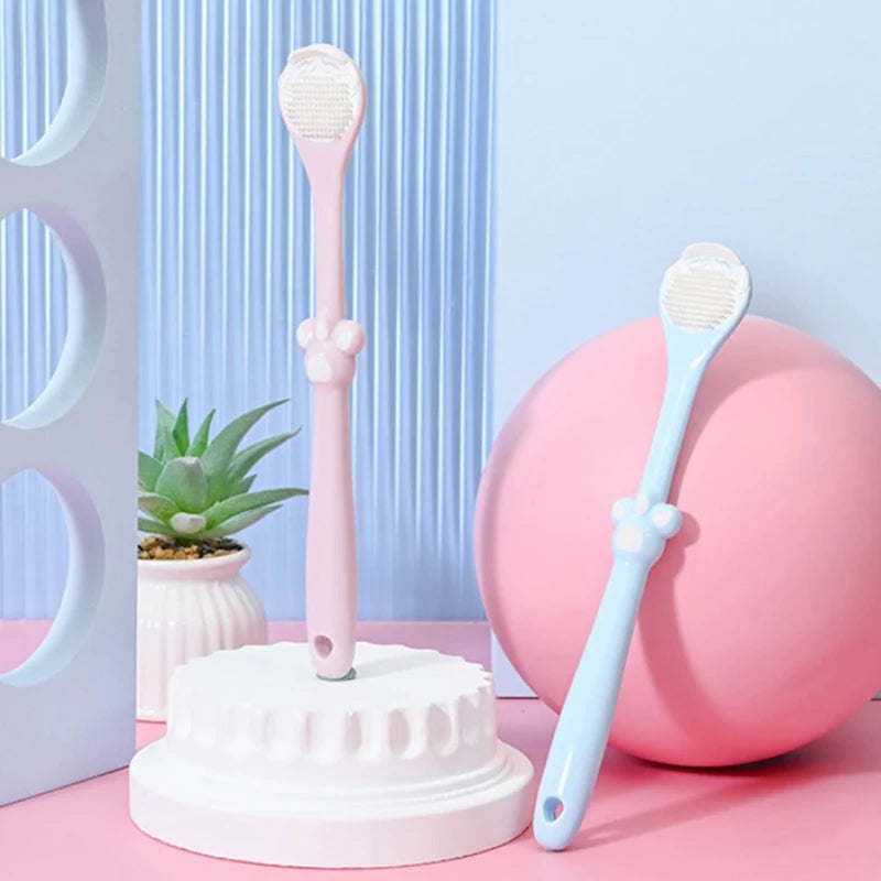 Cat Paw Tongue Coating Tongue Brush Cleaning The Surface Of Tongue Oral Cleaning Brushes Cleaner Fresh Breath Health Vue
