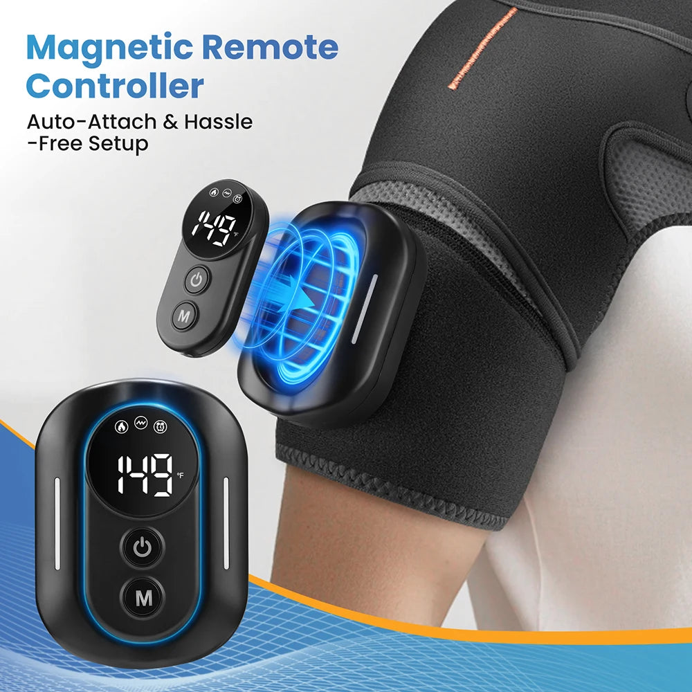 Electric Shoulder Massager Wrap with Heat & Vibration | Cordless Shoulder Massager Wrap Vue