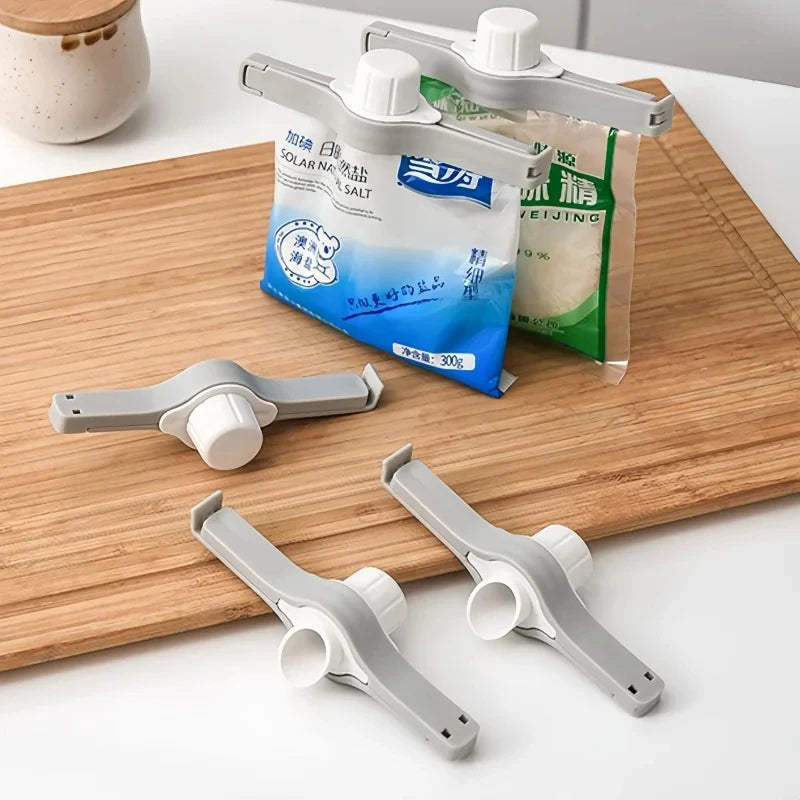 Kitchen Storage Food Snack Sealing Bag Clips Screw Cap Seasoning Bag Milk Powder Bag Preservation Clip Gadgets Home Accessories Vue