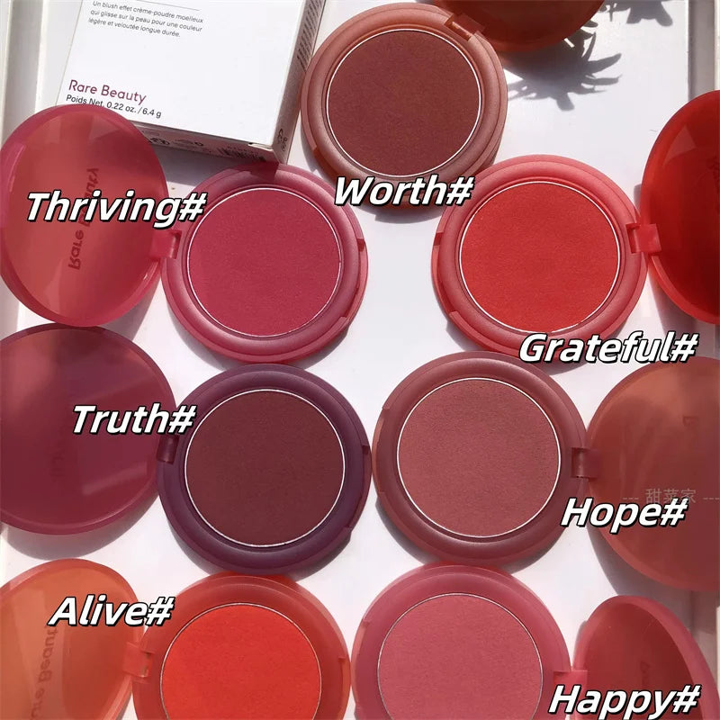 Hot Rare Beauty 7 Colors Happy Hope Soft Pinch Matte Bouncy Cushiony Cream-to-powder Blush Airy and Lightweight Makeup Cosmetics Vue