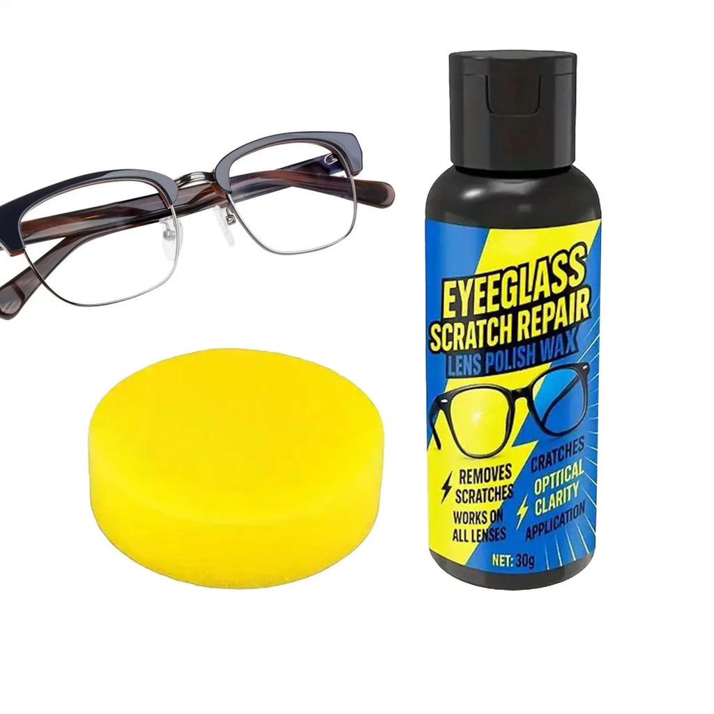 Scratch Remover for Eyeglasses Yellowing Sunglasses Cleaner Eyeglasses Shiny Solution Scratch Remover for Sunglasses Watch Vue