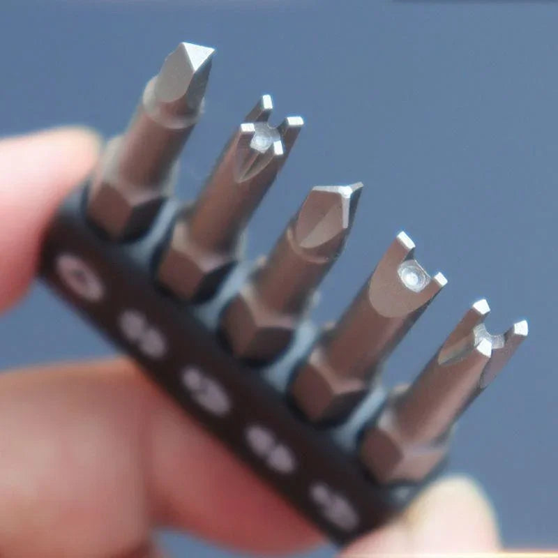 13Pcs Special shaped Screwdriver Set 50mm U-shaped Y-Type Triangle Inner Cross Three Points Screwdriver Bit Tool garden tools Vue