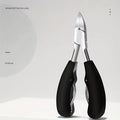 1pc Professional Toe Nail Clippers Cutter Ingrown Toenail Tool Thick Nail Dead Skin Dirt Remover Super Sharp Curved Blade Nail T Vue Black