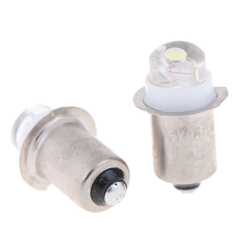 1PCS New P13.5S PR2 PR3 LED Miniature Lamp 0.5W DC 3V 4.5V 6V 1SMD for Flashlight Replacement Bulb Torches Work Light 40-60lm Vue