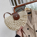 Fashion Straw Shoulder Messenger Bags Women's Hollow Designer Luxury