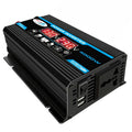 4000W Car Power Inverter 12V to 220V | LED Display & Dual USB Car Power Inverter Vue black 12V to 220V