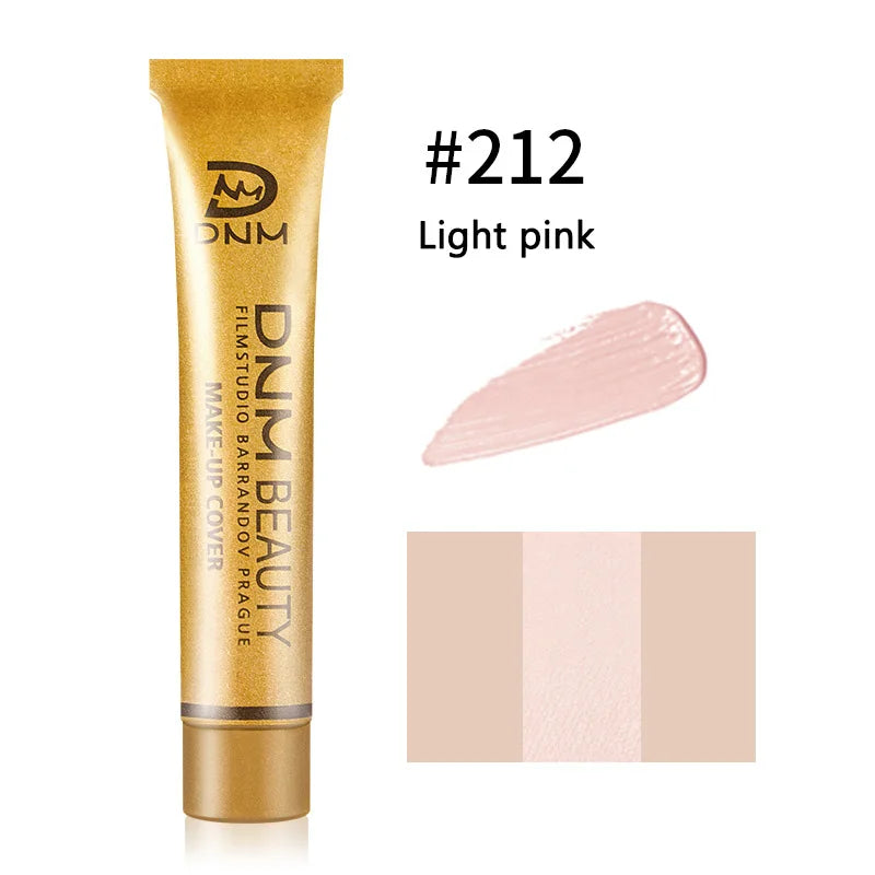 Full Skin Concealer Foundation Cream Face Professional Blemish Cover Dark Spot Tattoo Contour Makeup Liquid Concealer Cosmetic Vue 212
