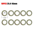 Circular Saw Blade Reducer Rings 10-Pack | Multi-Size Arbor Rings Saw Blade Reducer Rings Vue 25.4-16mm China Mainland