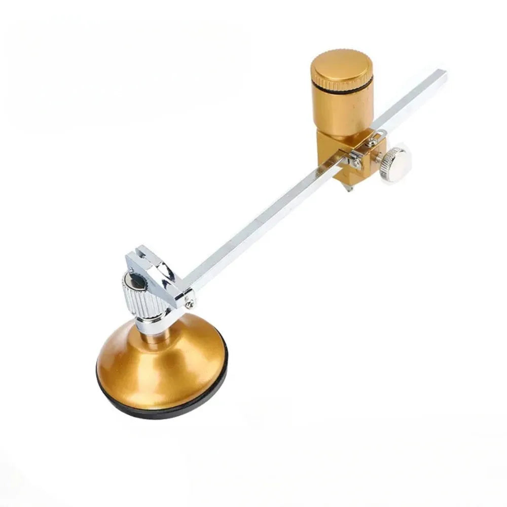 Durable Adjustable Window Hole Opener Circle Glass Marking Tools Glass Cutter With Oil Dropper Manual Tile Cutter DIY Vue Gold-20cm