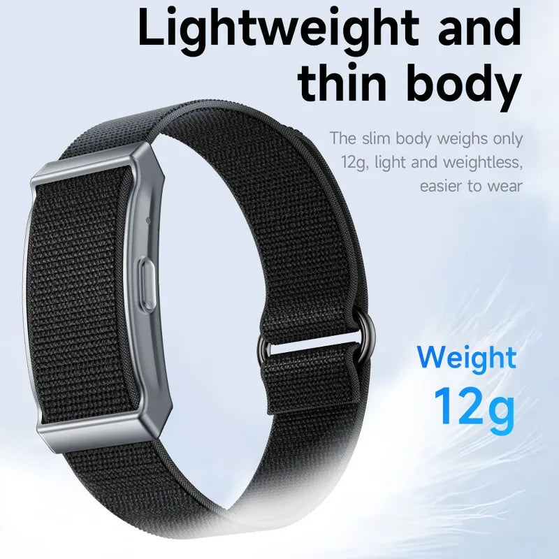 Health Smart Bracelet for Couples Heart Rate Monitor Activity Fitness Tracker Men Women Sports Waterproof Wristbands NO Screen Vue