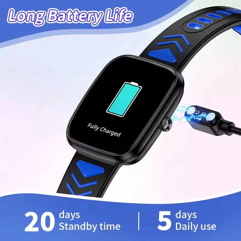 Children Boys Girls Present Smart Watch Ftiness Tracker Bluetooth Call Smart Watch Men Women Kids Watch Pedometer Waterproof Vue