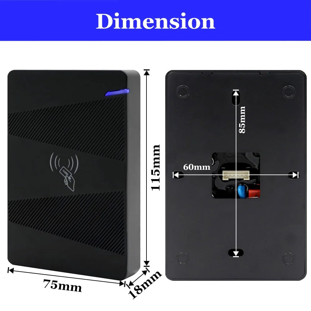 H2D Waterproof IP67 125khz RFID Access Control Reader 10000 User Proximity RFID Card Reader Access Control Keypad Vue