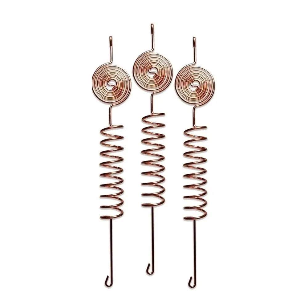 3PCS Copper Electroculture Plant Stakes Multi-purpose Plant Stand Plant Support Frame Durable Bonsai Fixing Rod Flower Vue 3PCS