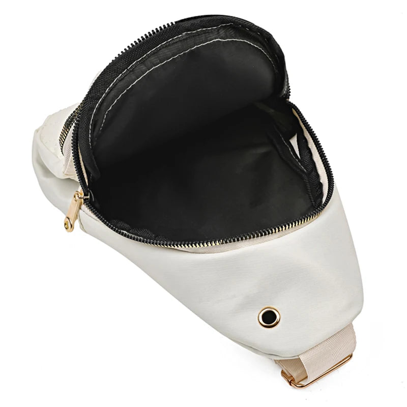 Neutral Backpack Men Women Multiple Slanted Fabric Nylon Material Vue
