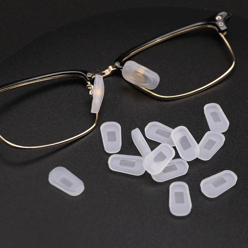 1pair Silicone Non-slip Nose Pads Anti-indentation Glasses Accessories Nose Pads, Nose Decompression Nose Pads Vue